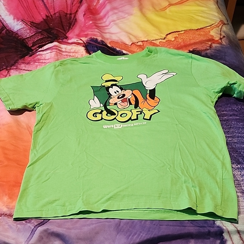 Disney Goofy Green Mens T-Shirt